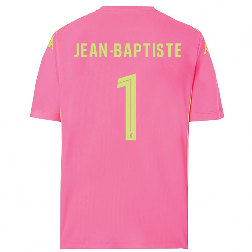 Danxen Mann Romain Jean-Baptiste #1 Hot Pink Keeperdrakt 2025/26 Skjorter T-skjorte