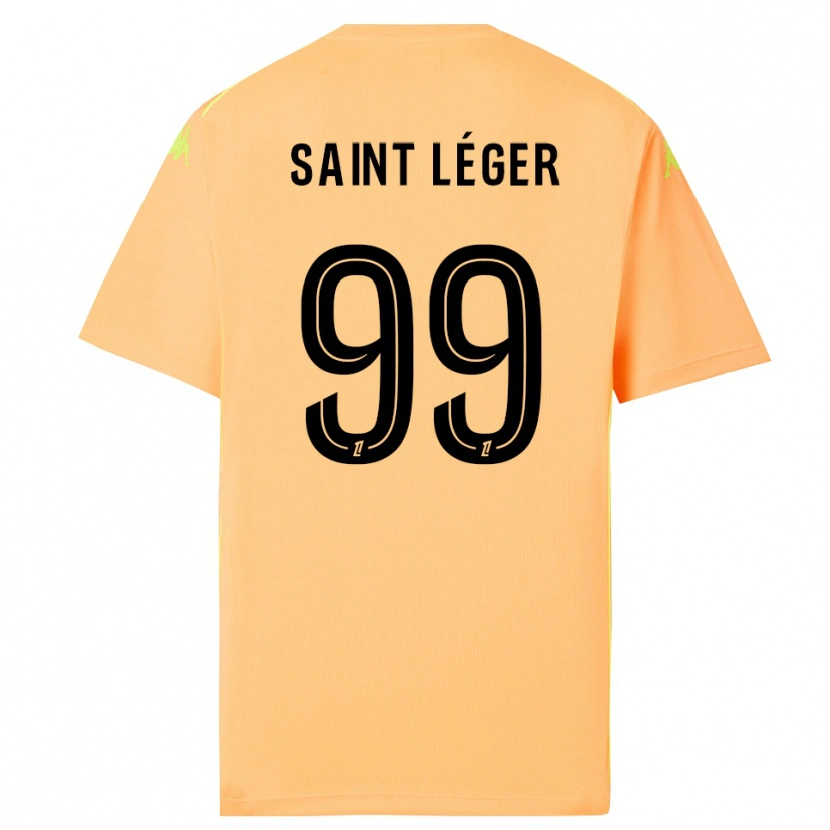 Danxen Mann Maureen Saint Léger #99 Lys Oransje Svart Keeperdrakt 2025/26 Skjorter T-skjorte