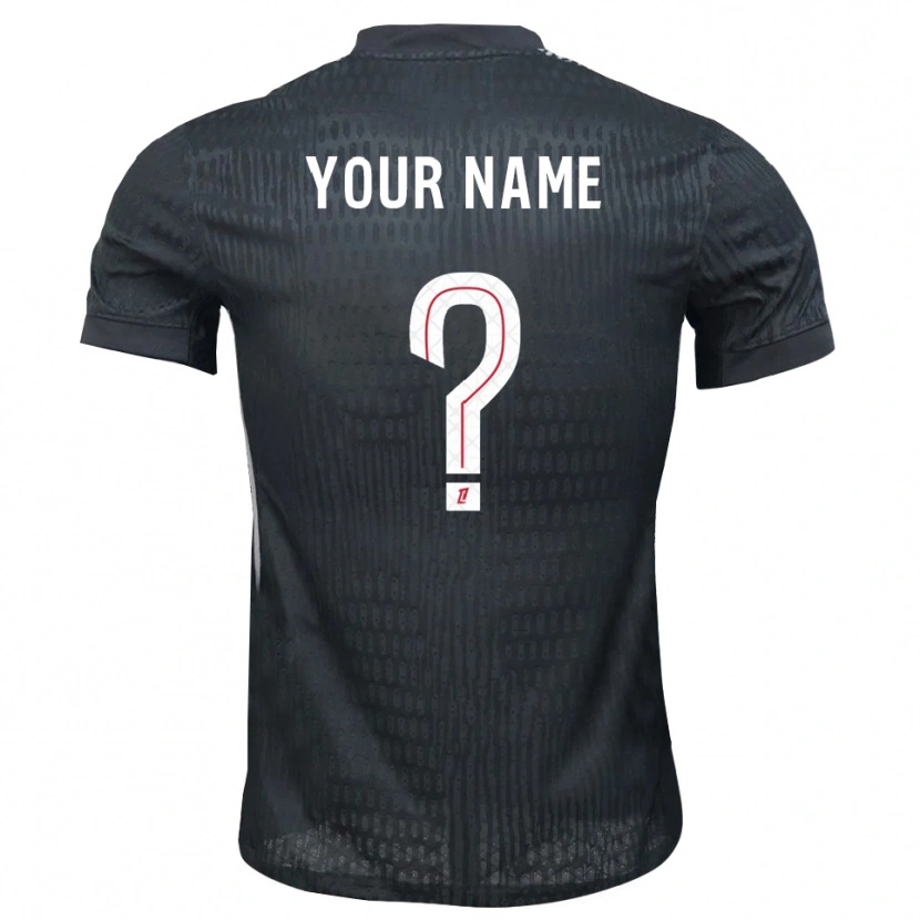 Danxen Mann Paris Saint-Germain Mørk Grå Svart Keeperdrakt 2025/26 Skjorter T-skjorte