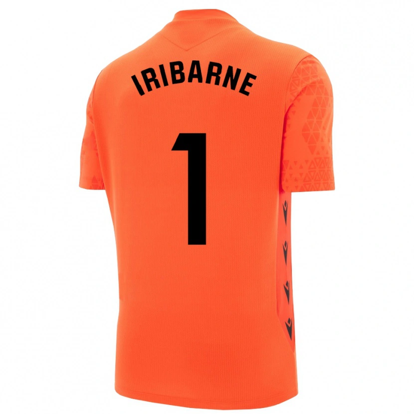 Danxen Mann Bruno Iribarne #1 Oransje Svart Keeperdrakt 2025/26 Skjorter T-skjorte
