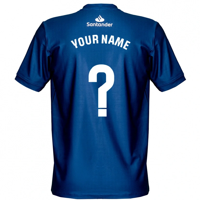 Danxen Mann Racing de Santander Kongeblå Hvit Keeperdrakt 2025/26 Skjorter T-skjorte