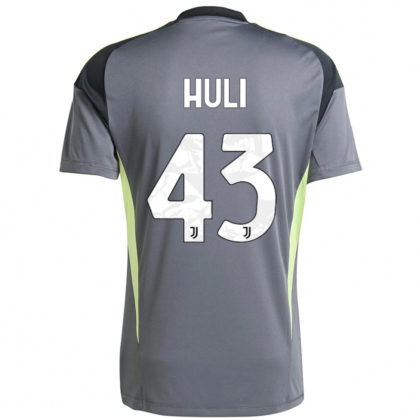 Danxen Mann Raffaele Huli #43 Mørk Grå Hvit Keeperdrakt 2025/26 Skjorter T-skjorte