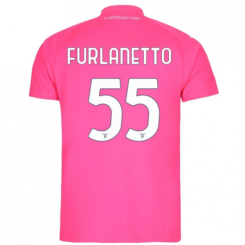 Danxen Mann Alessio Furlanetto #55 Dyp Rosa Keeperdrakt 2025/26 Skjorter T-skjorte