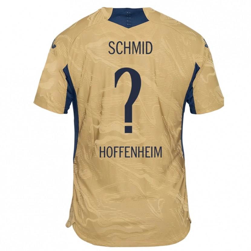 Danxen Mann Juliane Schmid #0 Sand Svart Keeperdrakt 2025/26 Skjorter T-skjorte