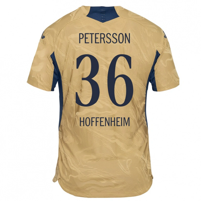 Danxen Mann Lúkas Petersson #36 Sand Svart Keeperdrakt 2025/26 Skjorter T-skjorte