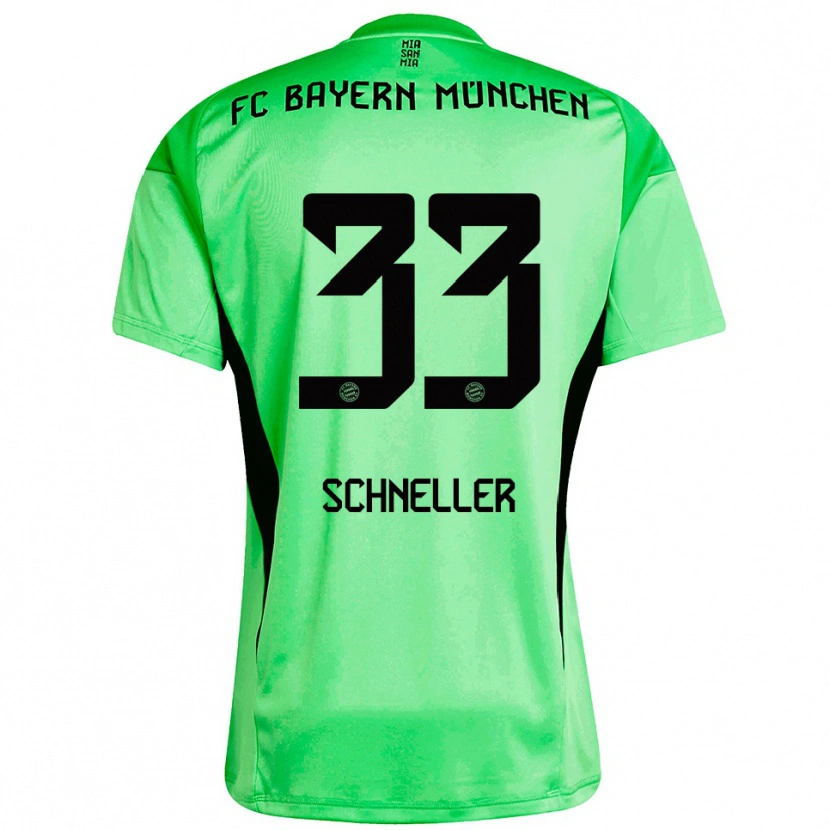 Danxen Mann Lukas Schneller #33 Medium Vår Grønn Keeperdrakt 2025/26 Skjorter T-skjorte
