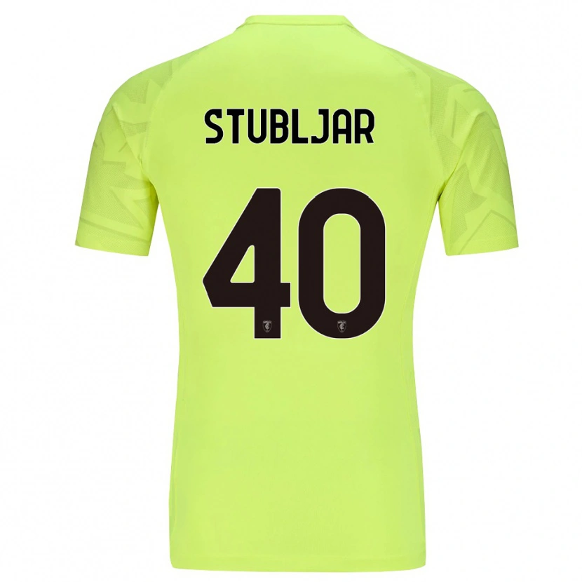 Danxen Mann Lovro Stubljar #40 Fluorescent Grønn Keeperdrakt 2025/26 Skjorter T-skjorte