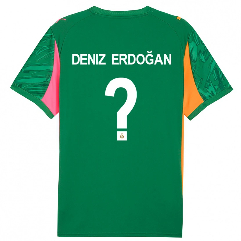 Danxen Mann Ali Deniz Erdoğan #0 Grønn Oransje Rosa Keeperdrakt 2025/26 Skjorter T-skjorte