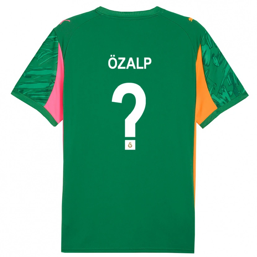 Danxen Mann Hamza Özalp #0 Grønn Oransje Rosa Keeperdrakt 2025/26 Skjorter T-skjorte