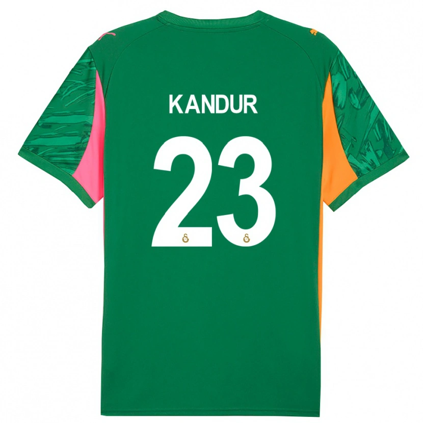 Danxen Mann Müge Kandur #23 Grønn Oransje Rosa Keeperdrakt 2025/26 Skjorter T-skjorte