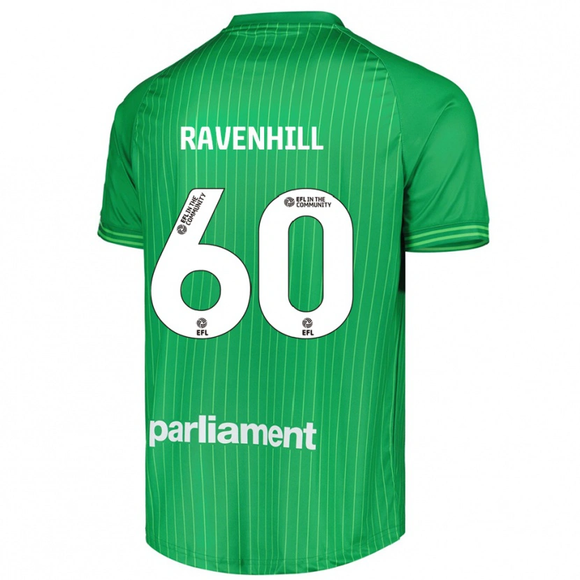 Danxen Mann Rogan Ravenhill #60 Limegrønn Keeperdrakt 2025/26 Skjorter T-skjorte