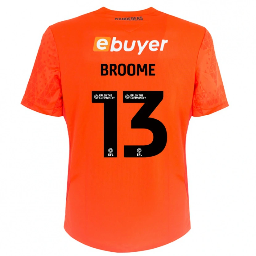 Danxen Mann Nathan Broome #13 Oransje Svart Keeperdrakt 2025/26 Skjorter T-skjorte