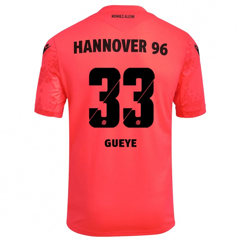 Danxen Mann Abdoulaye Gueye #33 Rød Svart Keeperdrakt 2025/26 Skjorter T-skjorte