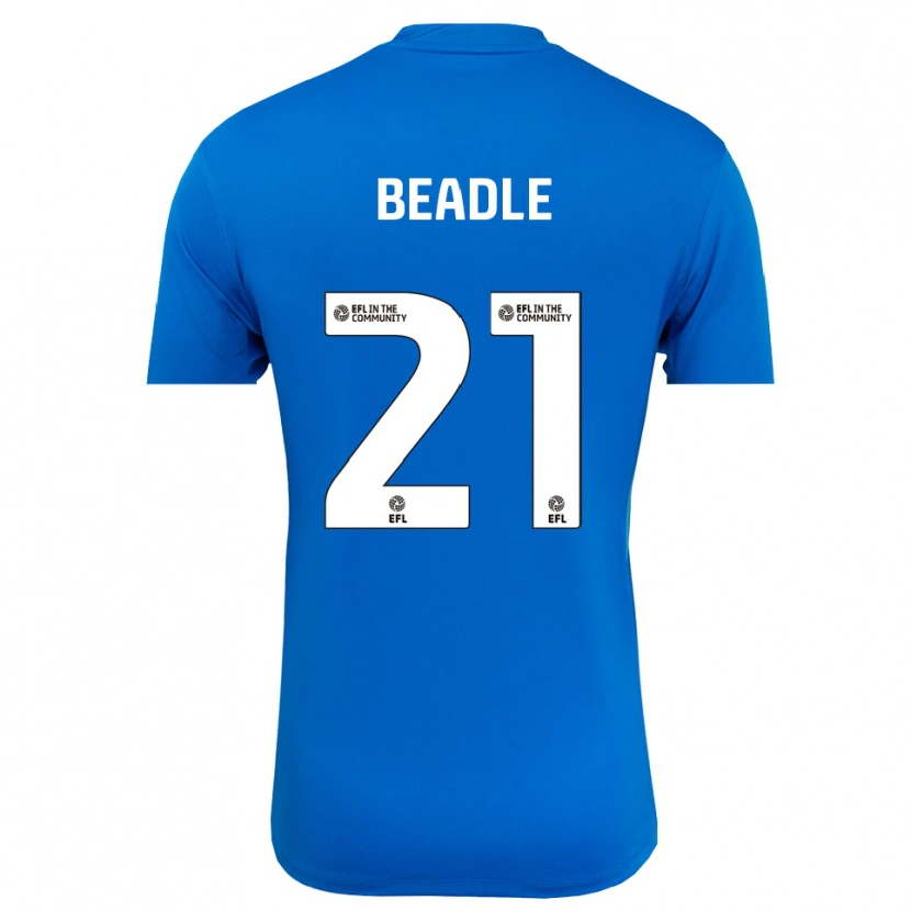 Danxen Mann Ryan Allsop #21 Blå Hvit Keeperdrakt 2025/26 Skjorter T-skjorte