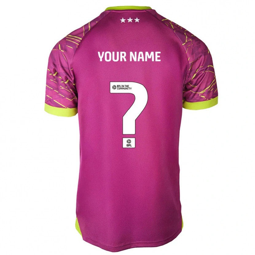 Danxen Mann Ipswich Town Medium Fiolettrød Keeperdrakt 2025/26 Skjorter T-skjorte