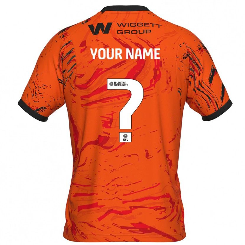 Danxen Mann Millwall FC Oransje Svart Keeperdrakt 2025/26 Skjorter T-skjorte