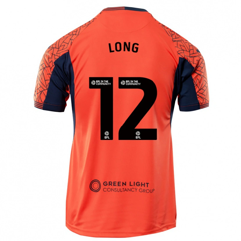 Danxen Mann George Long #12 Oransje Sort Keeperdrakt 2025/26 Skjorter T-skjorte
