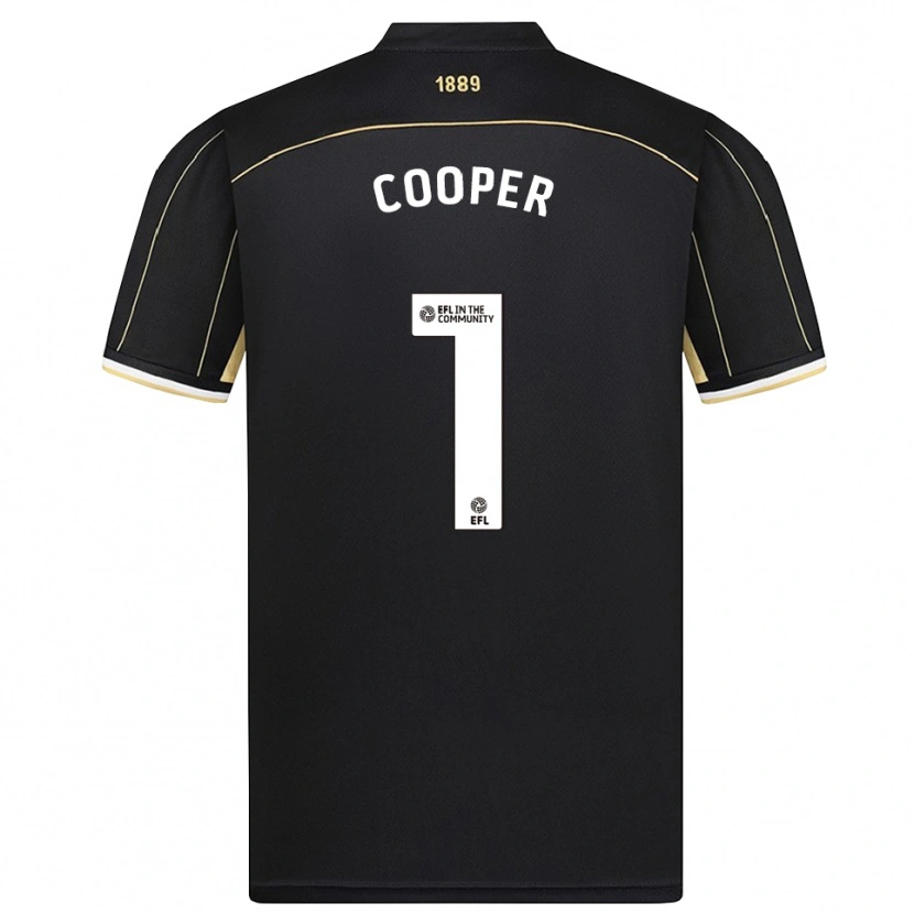 Danxen Mann Michael Cooper #1 Sort Brun Keeperdrakt 2025/26 Skjorter T-skjorte