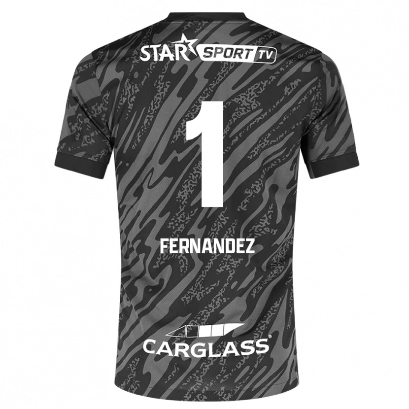 Danxen Mann Elias Gonzalez Fernandez #1 Mørk Grå Svart Keeperdrakt 2025/26 Skjorter T-skjorte