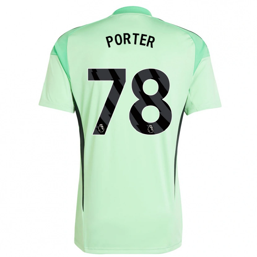 Danxen Mann Jack Porter #78 Lys Grønn Svart Keeperdrakt 2025/26 Skjorter T-skjorte
