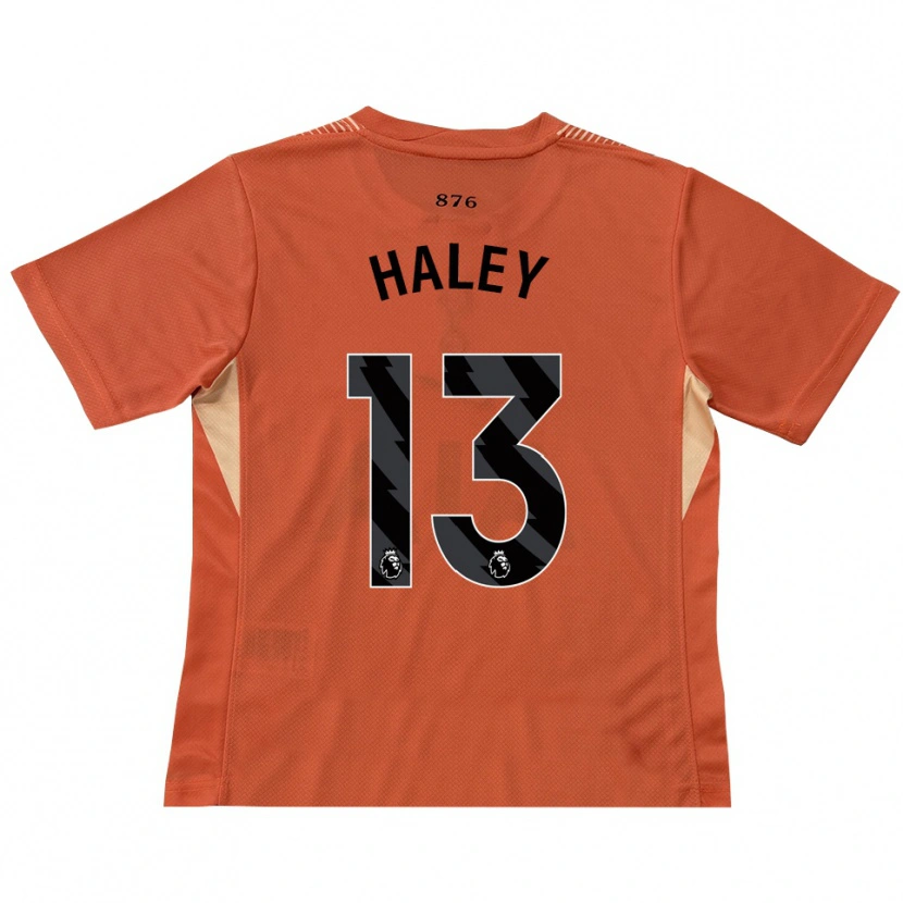 Danxen Mann Micah Haley #13 Oransje Svart Keeperdrakt 2025/26 Skjorter T-skjorte