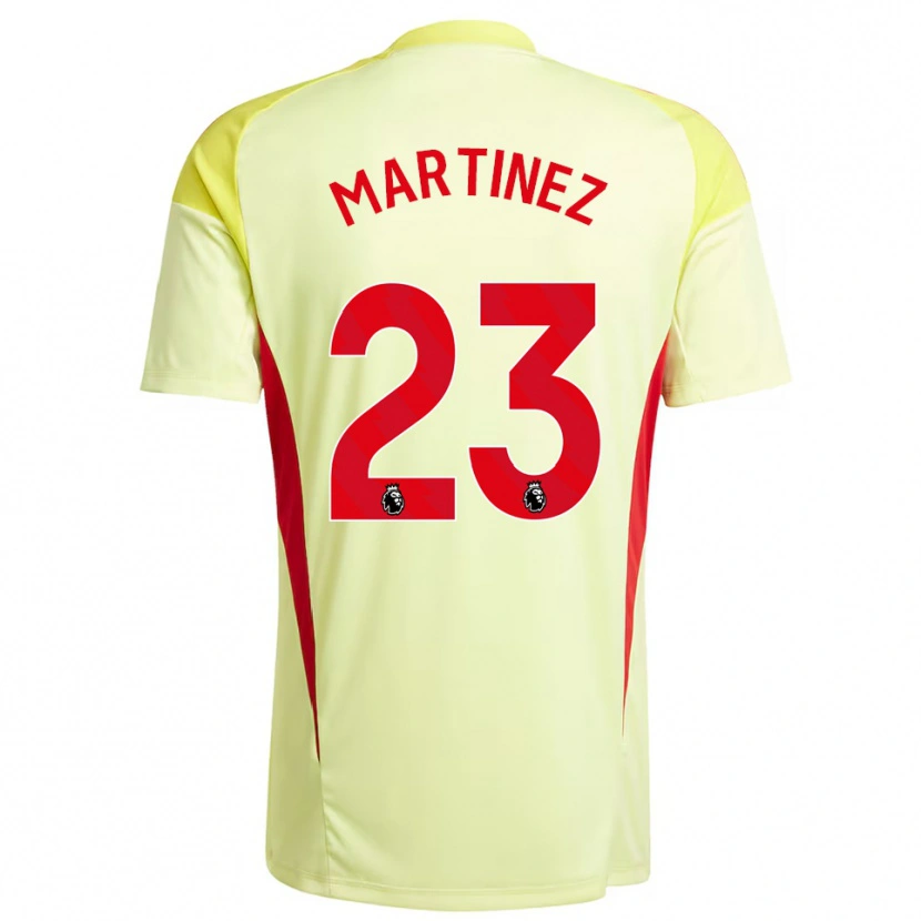 Danxen Mann Emiliano Martínez #23 Lys Gul Keeperdrakt 2025/26 Skjorter T-skjorte