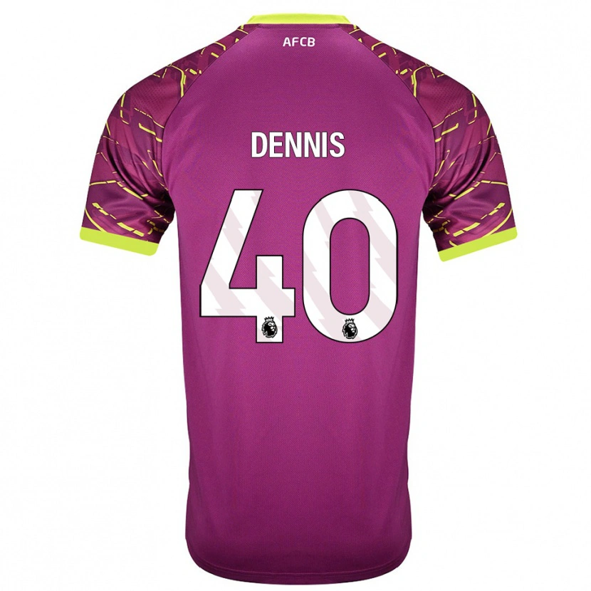 Danxen Mann Will Dennis #40 Mørk Magenta Keeperdrakt 2025/26 Skjorter T-skjorte