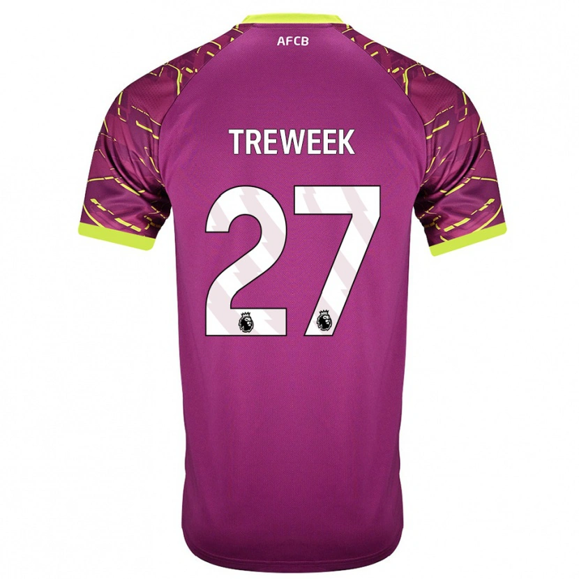 Danxen Mann Amber Treweek #27 Mørk Magenta Keeperdrakt 2025/26 Skjorter T-skjorte