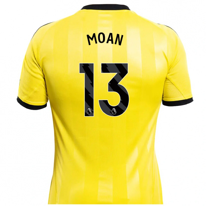 Danxen Mann Claudia Moan #13 Gul Svart Keeperdrakt 2025/26 Skjorter T-skjorte