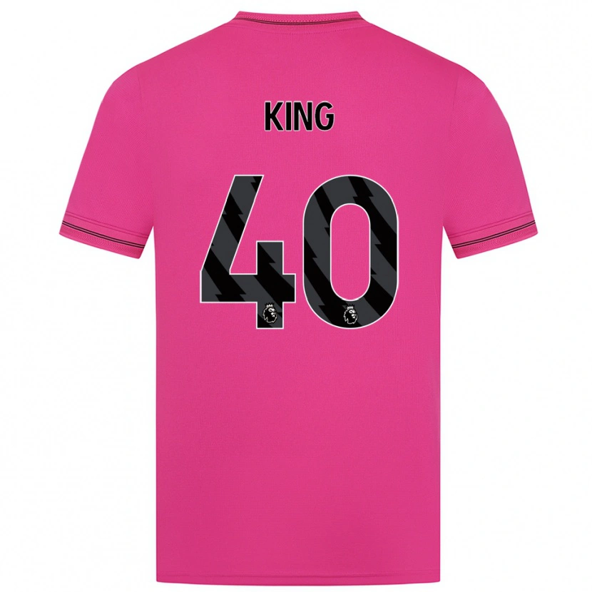 Danxen Mann Tom King #40 Magenta Svart Keeperdrakt 2025/26 Skjorter T-skjorte