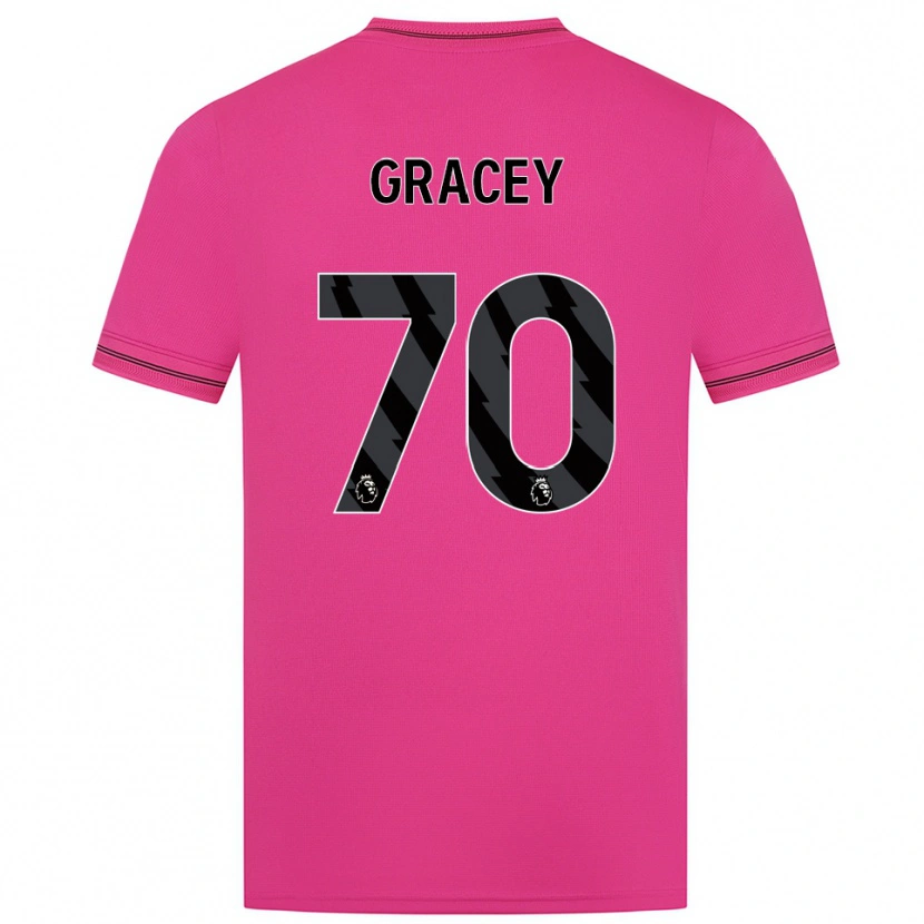Danxen Mann Josh Gracey #70 Magenta Svart Keeperdrakt 2025/26 Skjorter T-skjorte