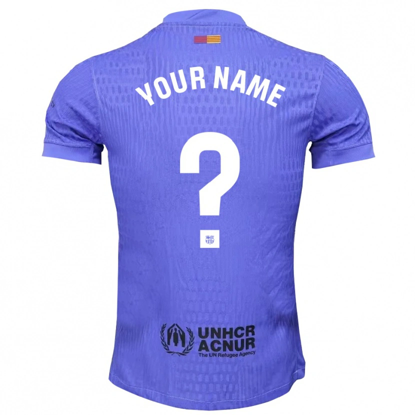 Danxen Mann Barcelona Blå Svart Keeperdrakt 2025/26 Skjorter T-skjorte