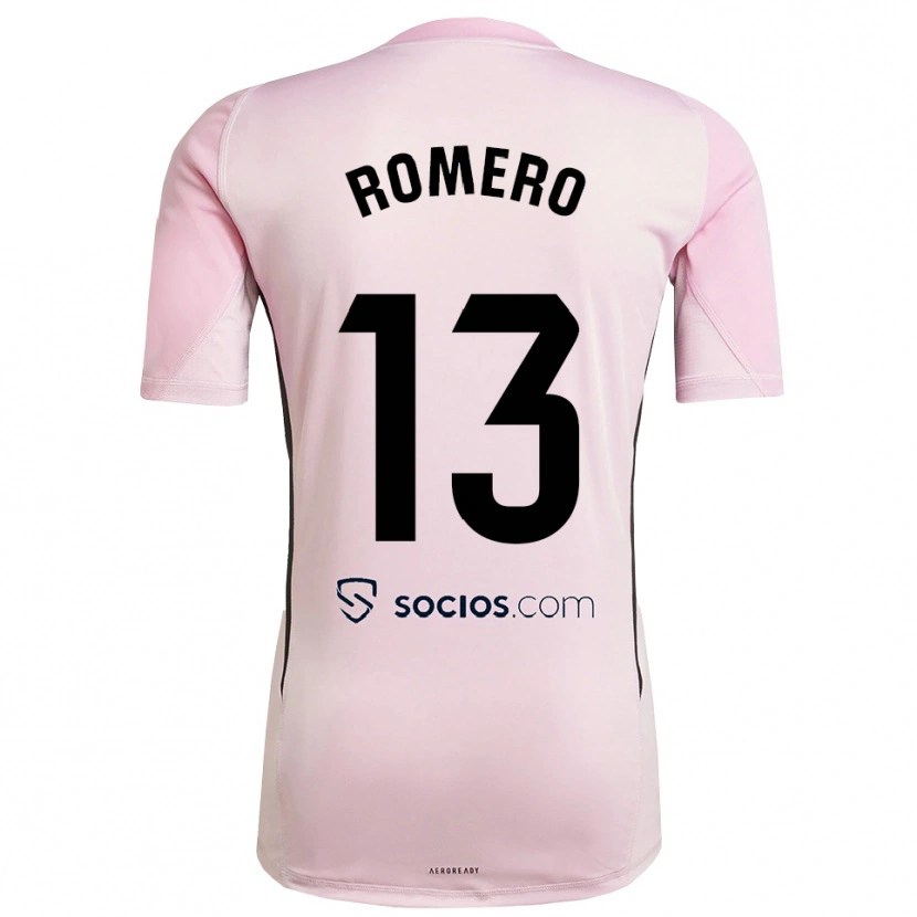 Danxen Mann Rafael Romero #13 Rosa Svart Keeperdrakt 2025/26 Skjorter T-skjorte