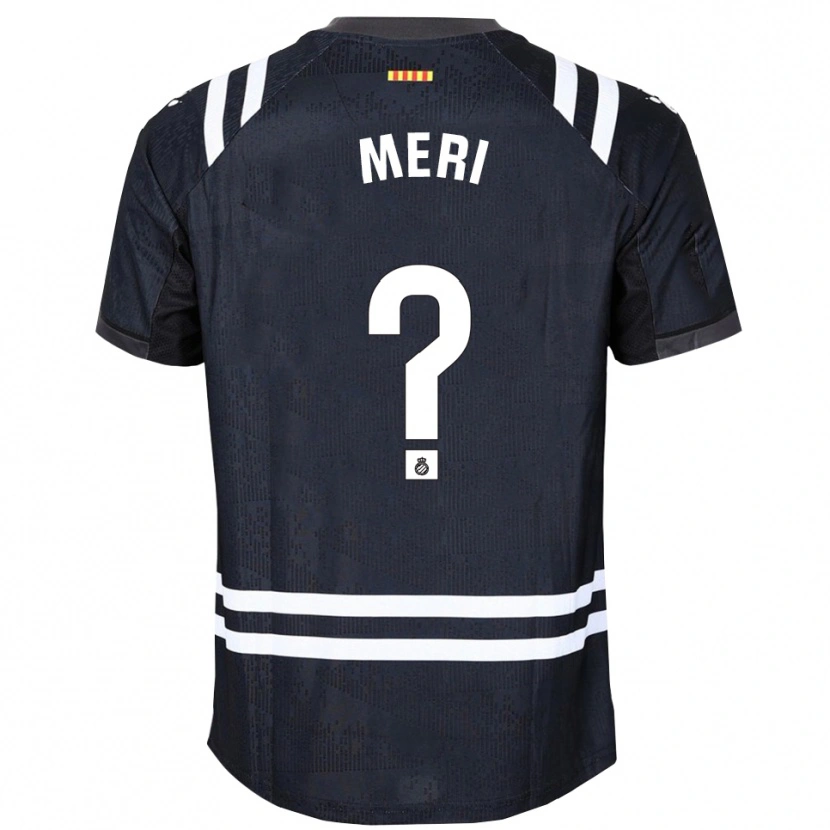 Danxen Mann Meritxel Muñoz Alsina #0 Svart Hvit Keeperdrakt 2025/26 Skjorter T-skjorte