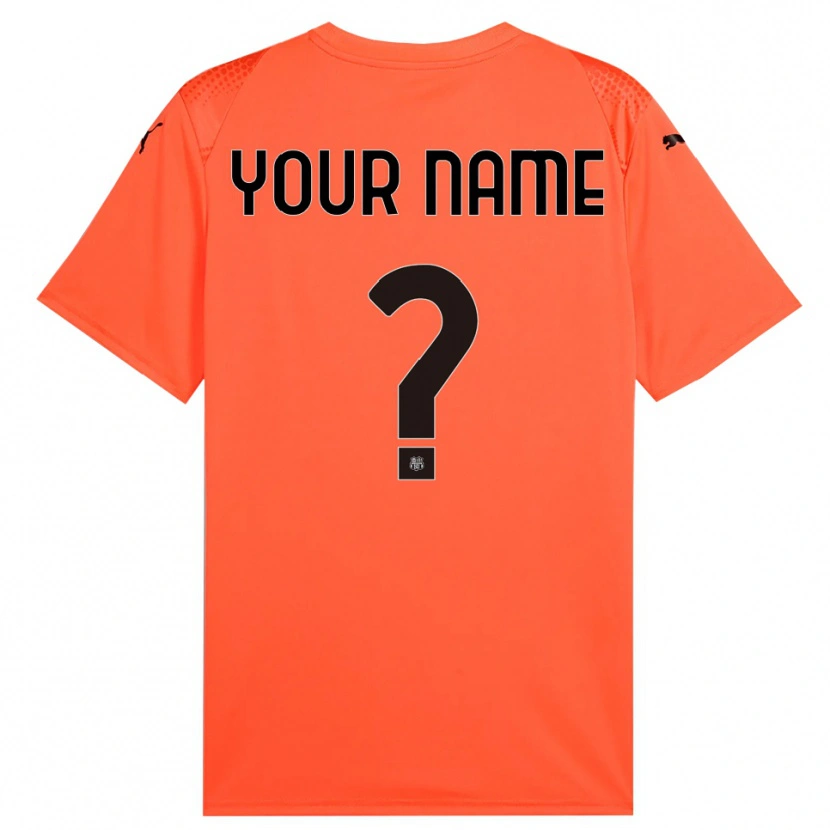 Danxen Mann US Sassuolo Oransje Svart Keeperdrakt 2025/26 Skjorter T-skjorte