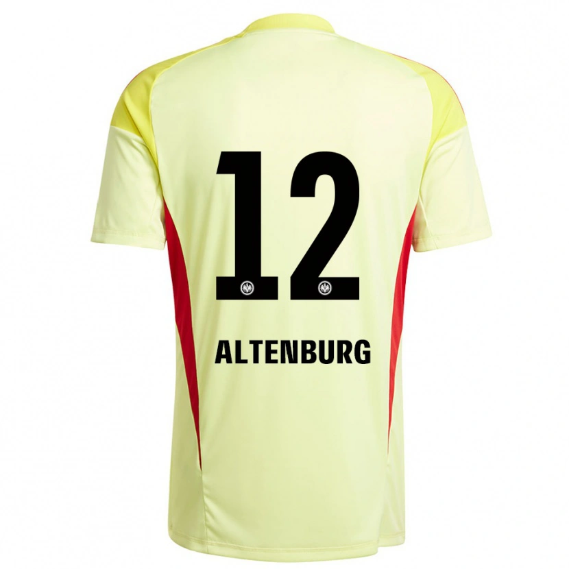 Danxen Mann Lina Altenburg #12 Lys Gul Svart Keeperdrakt 2025/26 Skjorter T-skjorte