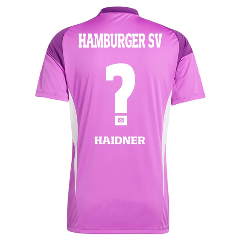 Danxen Mann Larissa Haidner #0 Lilla Hvit Lilla Keeperdrakt 2025/26 Skjorter T-skjorte