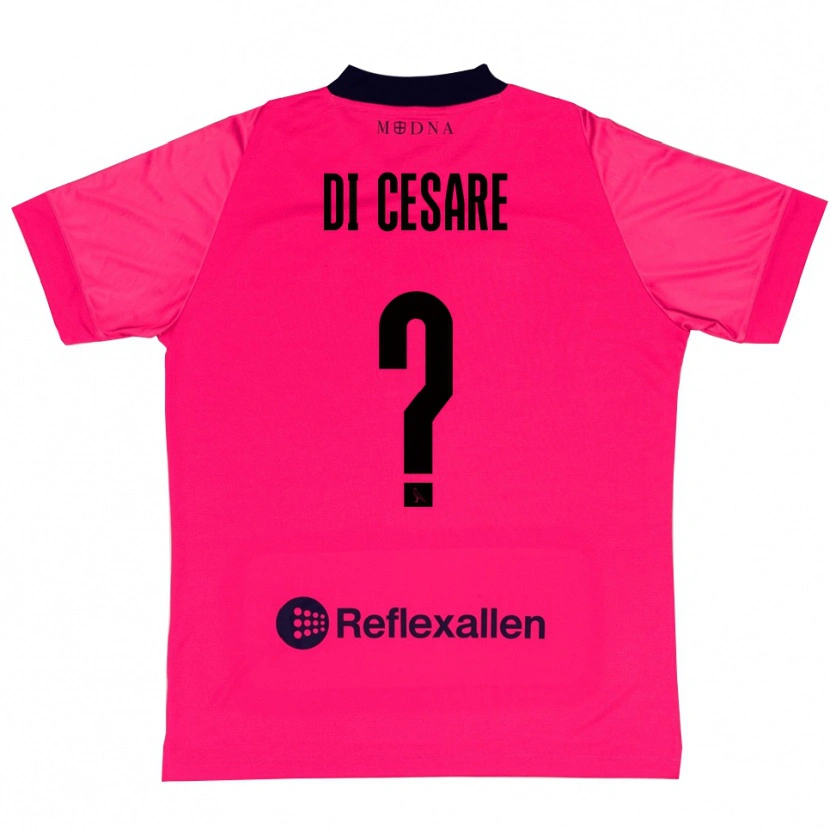 Danxen Mann Gabriele Di Cesare #0 Dyp Rosa Svart Keeperdrakt 2025/26 Skjorter T-skjorte