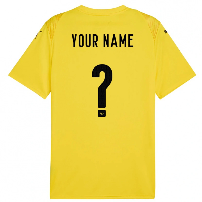 Danxen Mann Palermo FC Gul Svart Keeperdrakt 2025/26 Skjorter T-skjorte