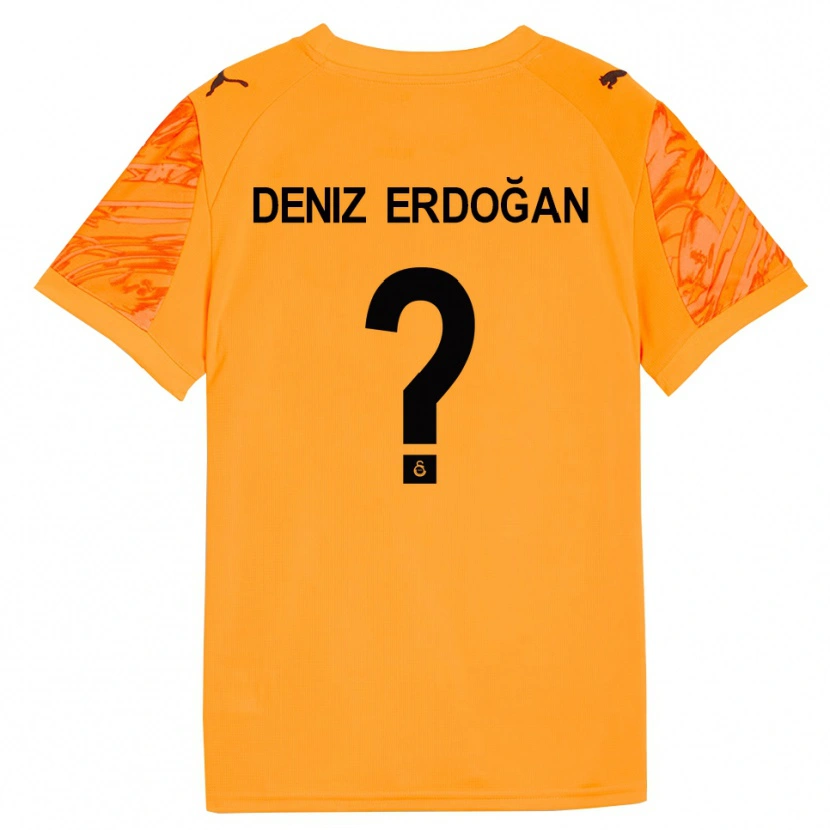 Danxen Mann Ali Deniz Erdoğan #0 Mørk Oransje Svart Keeperdrakt 2025/26 Skjorter T-skjorte