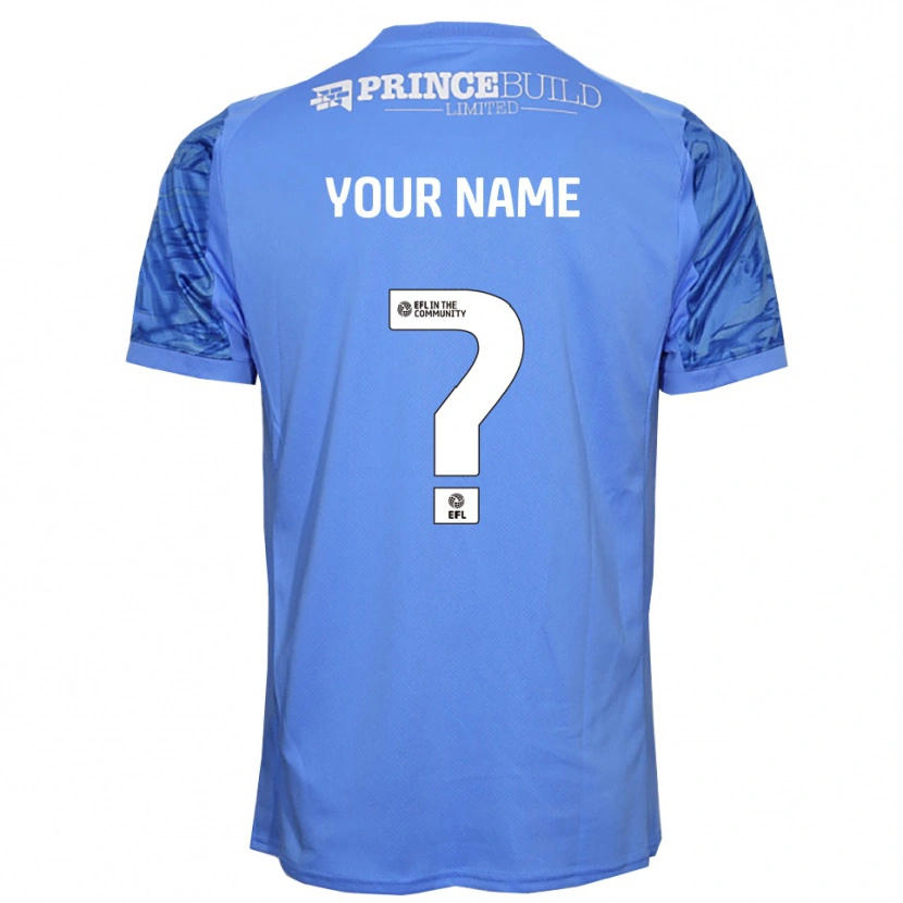 Danxen Mann Peterborough United Dodger Blå Keeperdrakt 2025/26 Skjorter T-skjorte