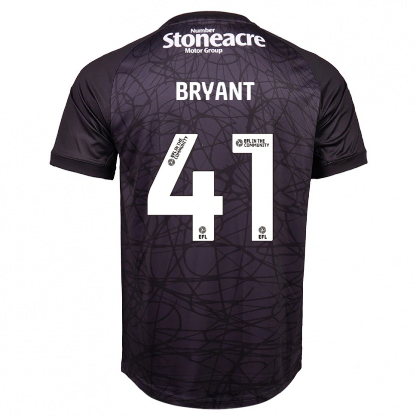 Danxen Mann Jacob Bryant #41 Svart Hvit Keeperdrakt 2025/26 Skjorter T-skjorte