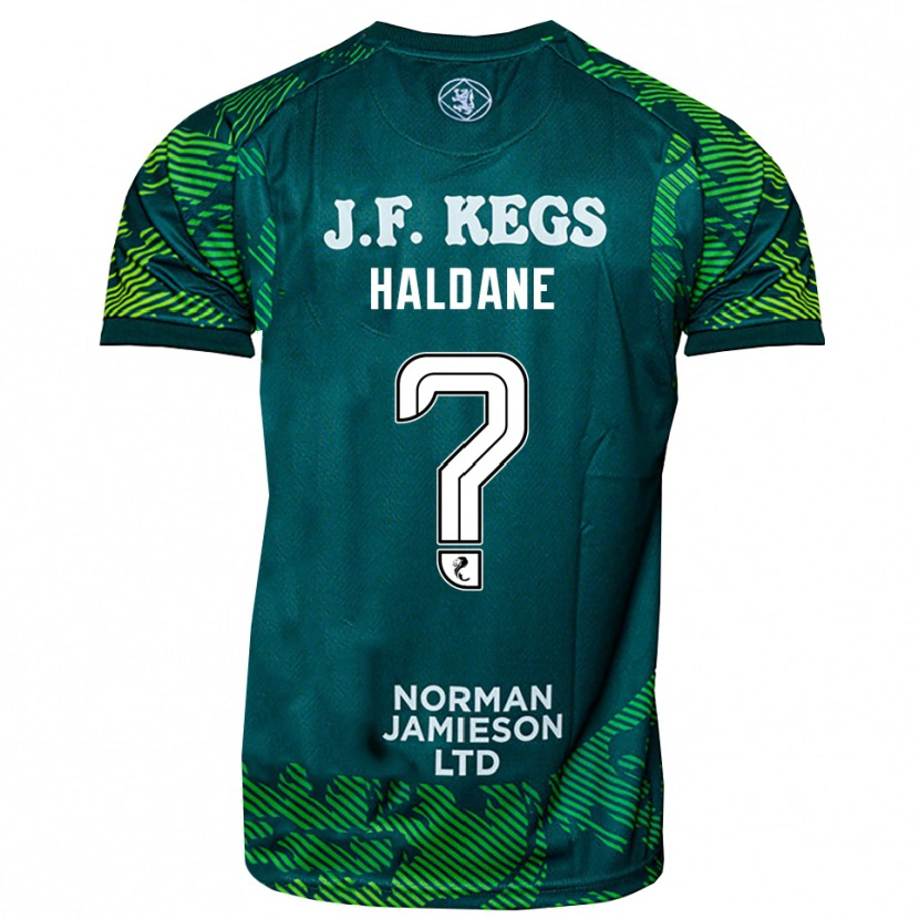 Danxen Mann Lewis Haldane #0 Grønn Hvit Keeperdrakt 2025/26 Skjorter T-skjorte
