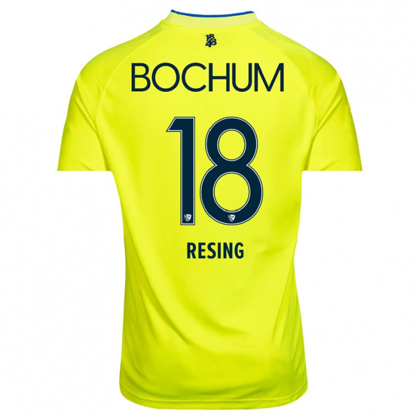 Danxen Mann Svea Resing #18 Gul Grønn Keeperdrakt 2025/26 Skjorter T-skjorte