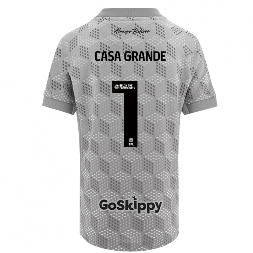 Danxen Mann Josey Casa-Grande #1 Sort Grå Keeperdrakt 2025/26 Skjorter T-skjorte