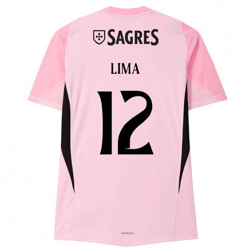 Danxen Mann Thaís Lima #12 Rosa Svart Keeperdrakt 2025/26 Skjorter T-skjorte