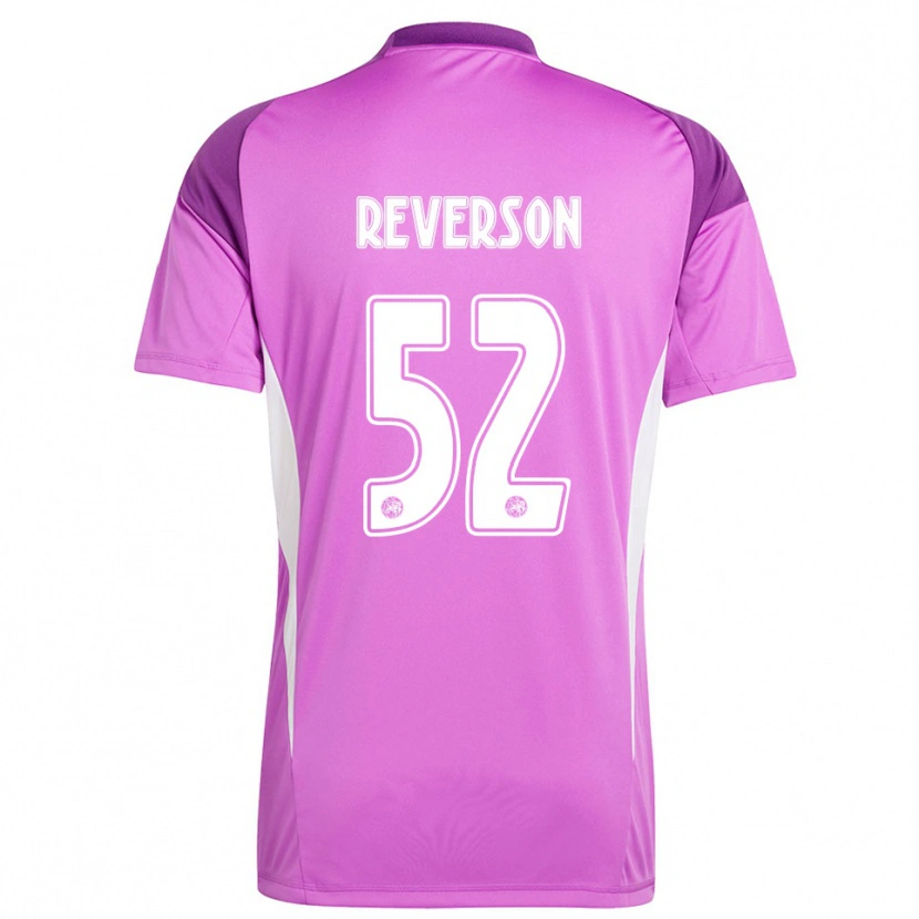 Danxen Mann Paul Reverson #52 Lys Lilla Hvit Keeperdrakt 2025/26 Skjorter T-skjorte