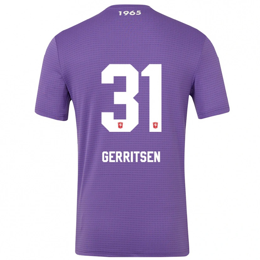 Danxen Mann Yannick Gerritsen #31 Middels Lilla Keeperdrakt 2025/26 Skjorter T-skjorte