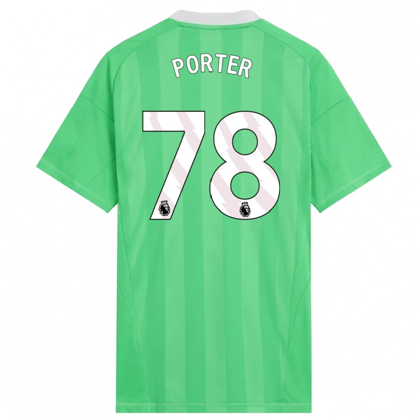 Danxen Mann Jack Porter #78 Lys Grønn Hvit Keeperdrakt 2025/26 Skjorter T-skjorte