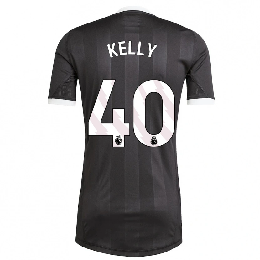 Danxen Mann Soffia Kelly #40 Svart Hvit Keeperdrakt 2025/26 Skjorter T-skjorte